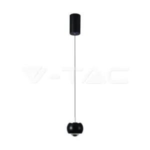 V-TAC VT-10077 9W LED Висяща Лампа (10*10*100см) Черно 4000K