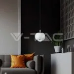 V-TAC VT-10079 9W LED Висяща Лампа (10*10*100см) Бяло 4000K