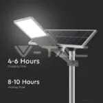 V-TAC VT-10226 30W Улична Лампа Соларна Bridgelux Чип 4000K
