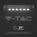 V-TAC VT-10233 5W LED Магнитен Линеен Спот 4000K Черно Тяло