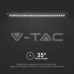 V-TAC VT-10241 22W LED Магнитен Линеен Спот 6400K Черно Тяло