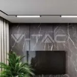 V-TAC VT-10247 18W LED Магнитен Линеен Осветител 6400K Черно Тяло