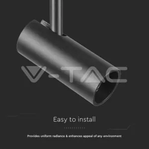 V-TAC VT-10254 20W LED Магнитен Осветител Прожектор 4000K Черно Тяло