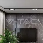 V-TAC VT-10257 5W LED Магнитен Линеен Спот Регулируем 4000K Черно Тяло