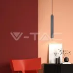 V-TAC VT-10264 14W LED Магнитен Осветител Висящ 3000K Черно Тяло