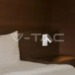 V-TAC VT-10289 2W LED Стенен Аплик Хотел Квадрат 4000K Бяло Тяло