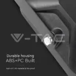 V-TAC VT-10311 30W LED Соларен Прожектор LiFePo Батерия 3.7V Черен 6000K
