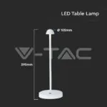 V-TAC VT-10329 3W Led Настолна Лампа Бяла 3 в 1