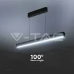 V-TAC VT-10468 40W LED Linear Hanging Suspension Light : Up & Down System 3IN1 Black Body
