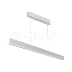 V-TAC VT-10469 40W LED Linear Hanging Suspension Light : Up & Down System 3IN1 White Body