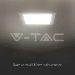 V-TAC VT-10485 12W LED Backlit Панел Квадрат 6500К