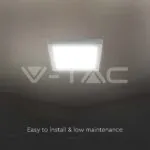 V-TAC VT-10498 18W LED Backlit Панел Външен Квадрат 3000К