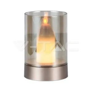 V-TAC VT-10566 3W Декоративна Лампа Свещ Опушено Стъкло 3000К