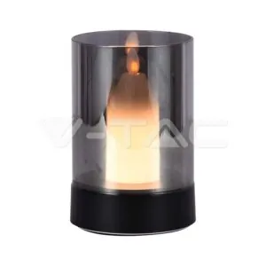 V-TAC VT-10566 3W Декоративна Лампа Свещ Опушено Стъкло 3000К