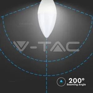 V-TAC VT-111 LED Крушка SAMSUNG Чип 7W E14 Кендъл 3000K