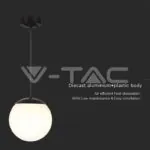 V-TAC VT-11825 Висяща Лампа Точка 1*27 Черен Опал
