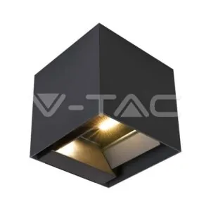 V-TAC VT-11885 9W COB LED Соларна Стенна Батерия 1x2600mAh 16ч. 4000K Черно Тяло IP65