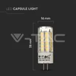 V-TAC VT-133 LED Крушка SAMSUNG Чип 3.2W G4 6400K
