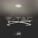 V-TAC VT-14986 LED Осветител 48W Висящ 800x1200мм Димиращ Бял 3000К