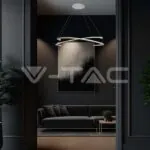 V-TAC VT-14987 LED Осветител 48W Висящ 800x1200мм Димиращ Бял 4000К