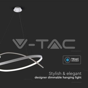 V-TAC VT-14997 LED Осветител 48W Висящ 800x1200мм Димиращ Бял 4000К