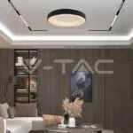 V-TAC VT-15346 LED Осветител за таван 49W 60*9CM Черно Тяло 3000K