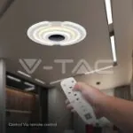 V-TAC VT-15358 95W LED Осветител За Таван (52*5CM) CCT: 3000K+6000K Димираща + Дистанционно