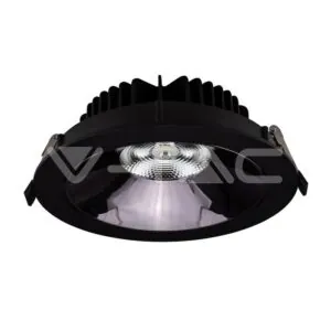 V-TAC VT-20059 LED Луна SAMSUNG Чип - 30W Рефлоктор COB Черна 6400К