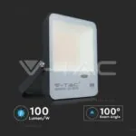 V-TAC VT-20170 30W LED Прожектор Със Светлинен Сензор SAMSUNG Чип Черно Тяло 4000K 100 lm/W
