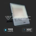 V-TAC VT-20178 150W LED Прожектор Със Светлинен Сензор SAMSUNG Чип Черно Тяло 3000K 100 lm/W