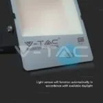 V-TAC VT-20180 150W LED Прожектор Със Светлинен Сензор SAMSUNG Чип Черно Тяло 6500K 100 lm/W