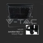 V-TAC VT-20266 50W LED Прожектор PIR Сензор SAMSUNG Чип Черно Тяло 4000K