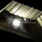 V-TAC VT-20280 10W LED Прожектор PIR Сензор SAMSUNG Чип Черно Тяло 3000K 1М Кабел