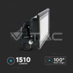 V-TAC VT-20307 20W LED Прожектор SAMSUNG Чип Черно Тяло 3000K