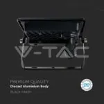 V-TAC VT-20309 20W LED Прожектор SAMSUNG Чип Черно Тяло 6400K