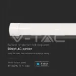V-TAC VT-20359 15W LED Линейно Тяло SAMSUNG Чип 60cм Пластик Бърза Връзка + Кабел 3000K 150 lm/W