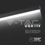 V-TAC VT-20462 LED Линейно   SAMSUNG Чип 40W Външно Черно Тяло 3000K