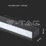 V-TAC VT-20464 LED Линейно   SAMSUNG Чип 40W Външно Черно Тяло 6400K