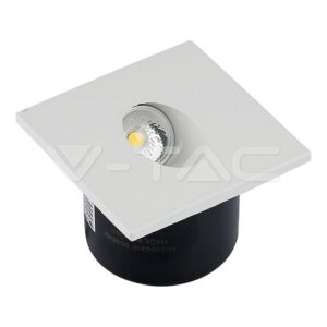 V-TAC VT-211209 3W LED Луна за Стена Квадрат 3000К