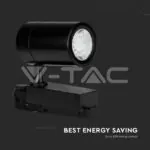 V-TAC VT-211286 35W LED Прожектор Релсов Монтаж Черно Тяло 4000K