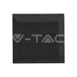 V-TAC VT-211322 2W LED   за Стъпала Черно Тяло Квадрат 4000К