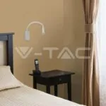 V-TAC VT-211486 3W LED Стенна Лампа Спалня Бяла 3000К