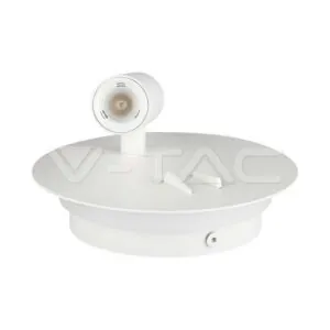 V-TAC VT-211489 3+6W LED Стенна Лампа За Стена Бяла 3000K