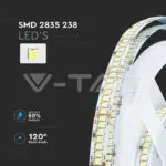 V-TAC VT-212600 LED Лента SMD2835 238 LEDs 24V IP20 4000K 135 lm/W