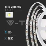 V-TAC VT-212622 LED Лента SMD2835 120 LEDs 24V IP20 3000K Двойно PCB 10м Ролка