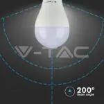 V-TAC VT-212819 LED Крушка 15W E27 A60 Термо Пластик 3000K 3Бр/Блистер