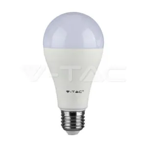 V-TAC VT-212818 LED Крушка 15W E27 A60 Термо Пластик 6500K 3Бр/Блистер