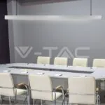 V-TAC VT-21376 LED Линейно   SAMSUNG Чип 40W Висящо Бяло Тяло 4000К 1200x35x67mm