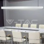 V-TAC VT-21383 LED Линейно   SAMSUNG Чип 40W Висящо Бяло Тяло 4000К 1200x50x65mm