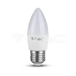 V-TAC VT-2143441 LED Крушка 6W E27 Кендъл 6500K